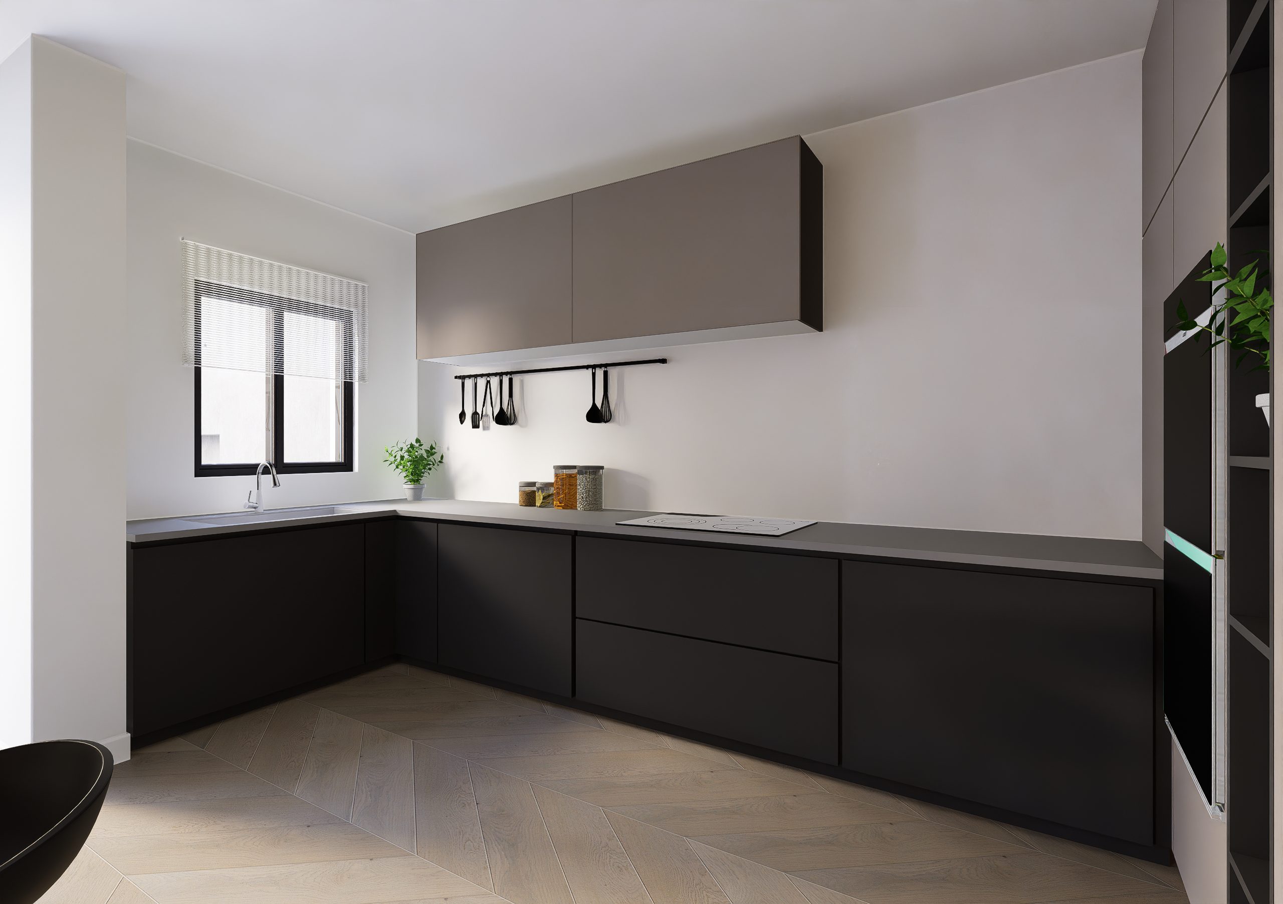 Appartement Poirson RDJ, aménagement intérieur par 1161 Studio à Alger — vue 4