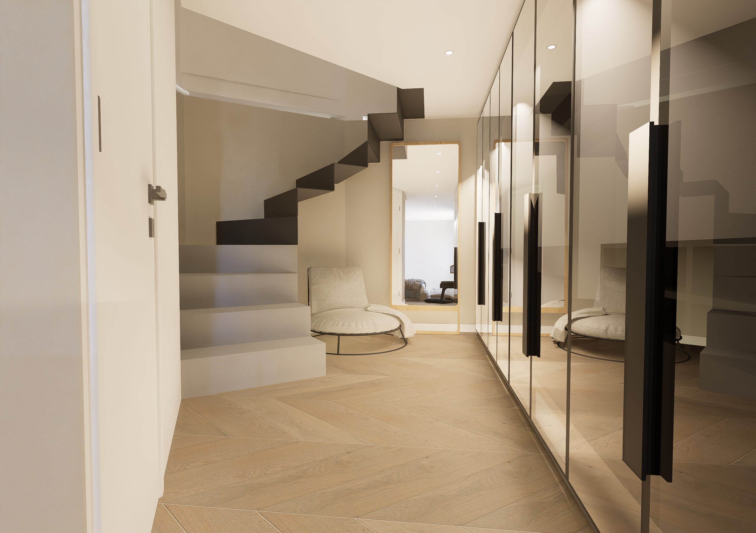 Appartement Poirson RDJ, aménagement intérieur par 1161 Studio à Alger — vue 5