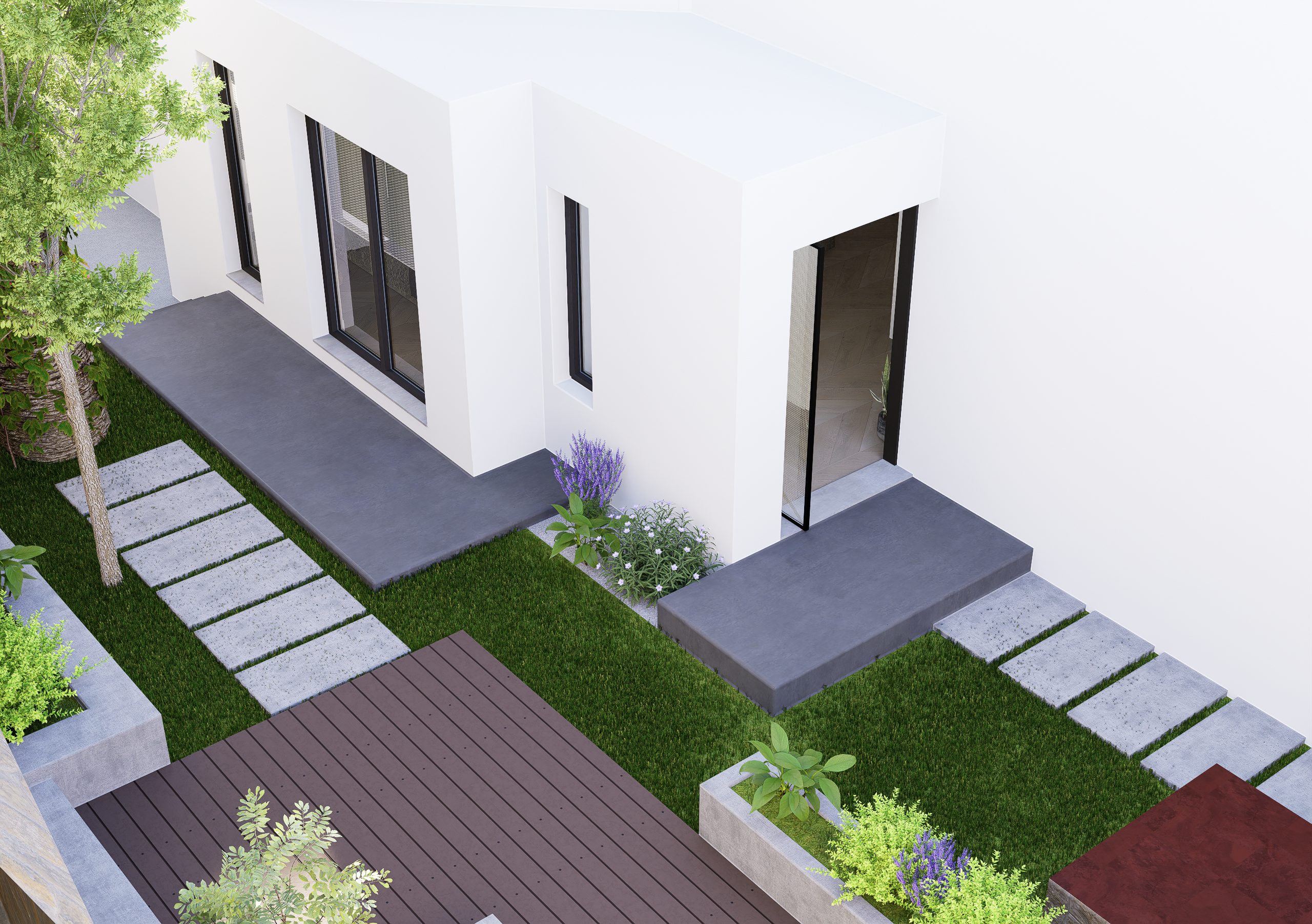 Appartement Poirson RDJ, aménagement intérieur par 1161 Studio à Alger — vue 6
