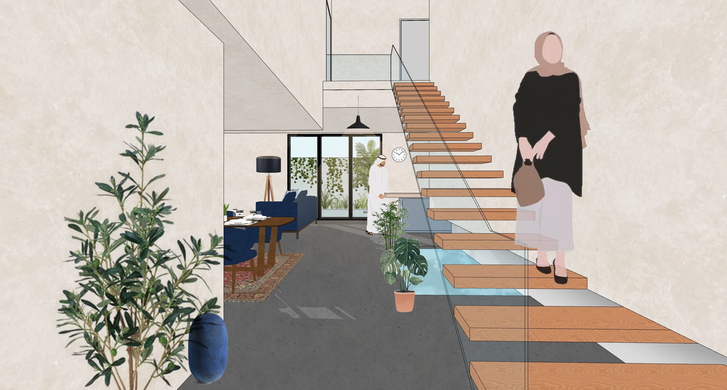 Badguir House, villa par 1161 Studio à Alger — vue 2