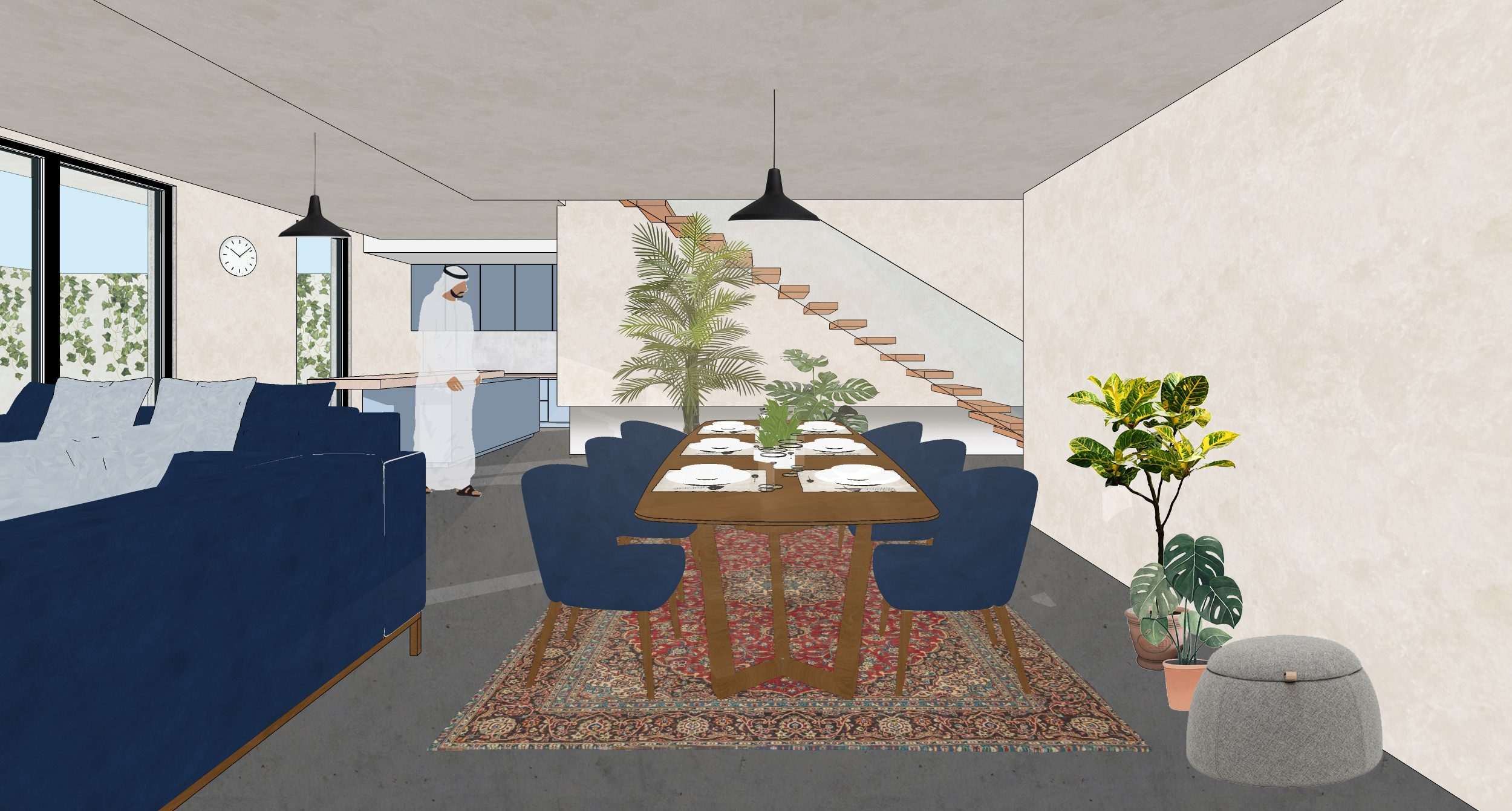 Badguir House, villa par 1161 Studio à Alger — vue 3