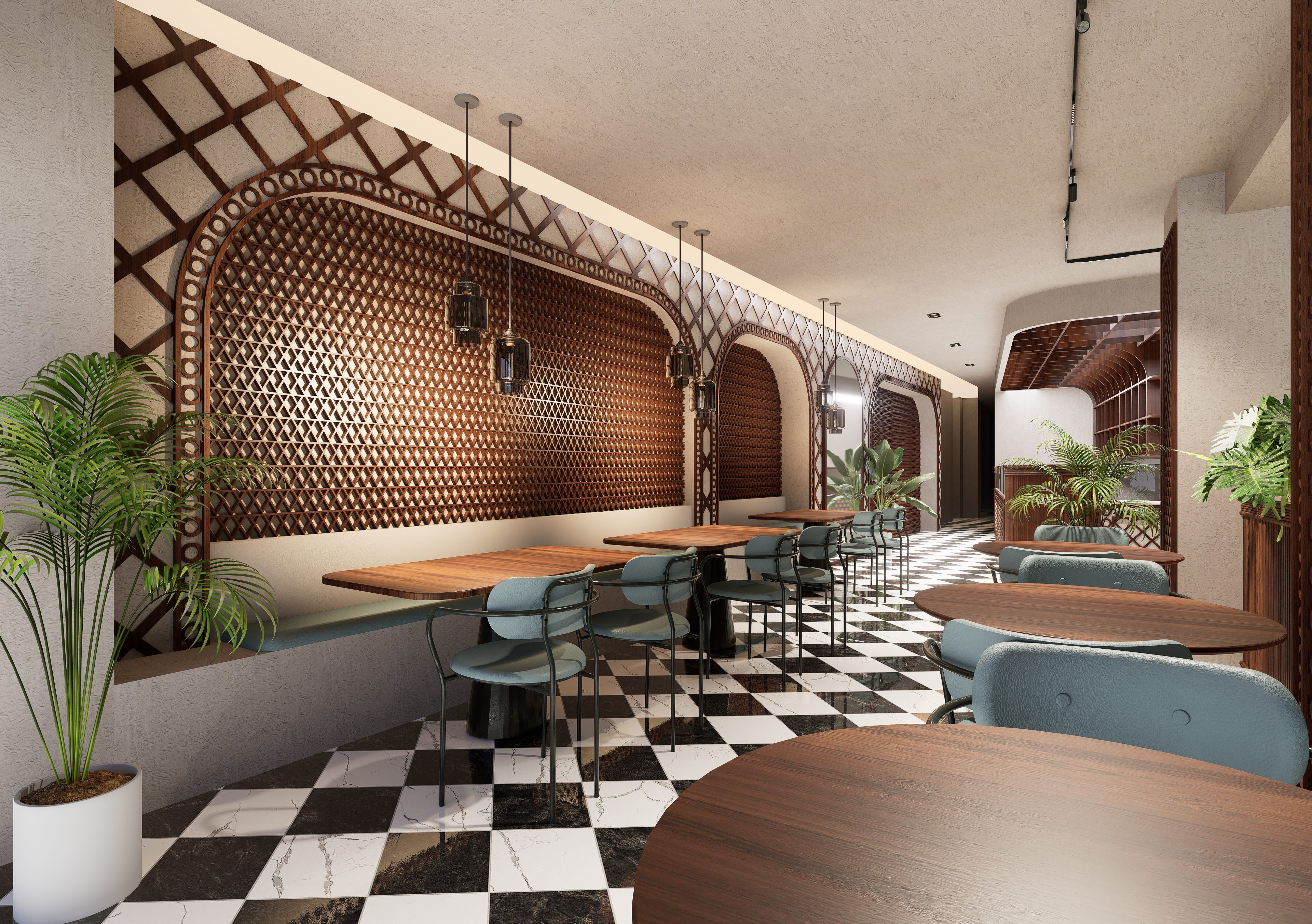 Bar Couscous, projet commercial par 1161 Studio à Alger