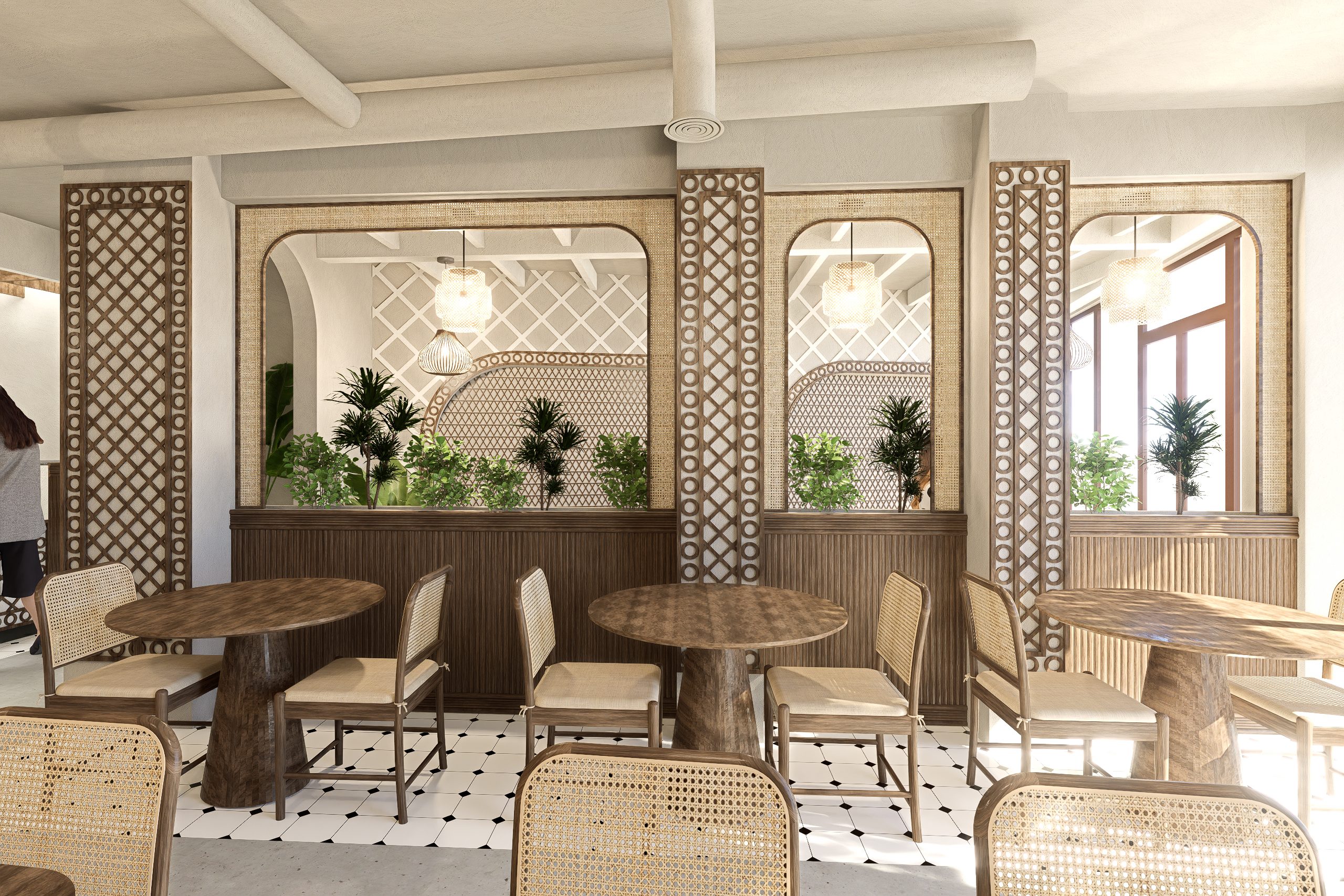 Bar Couscous, projet commercial par 1161 Studio à Alger — vue 6
