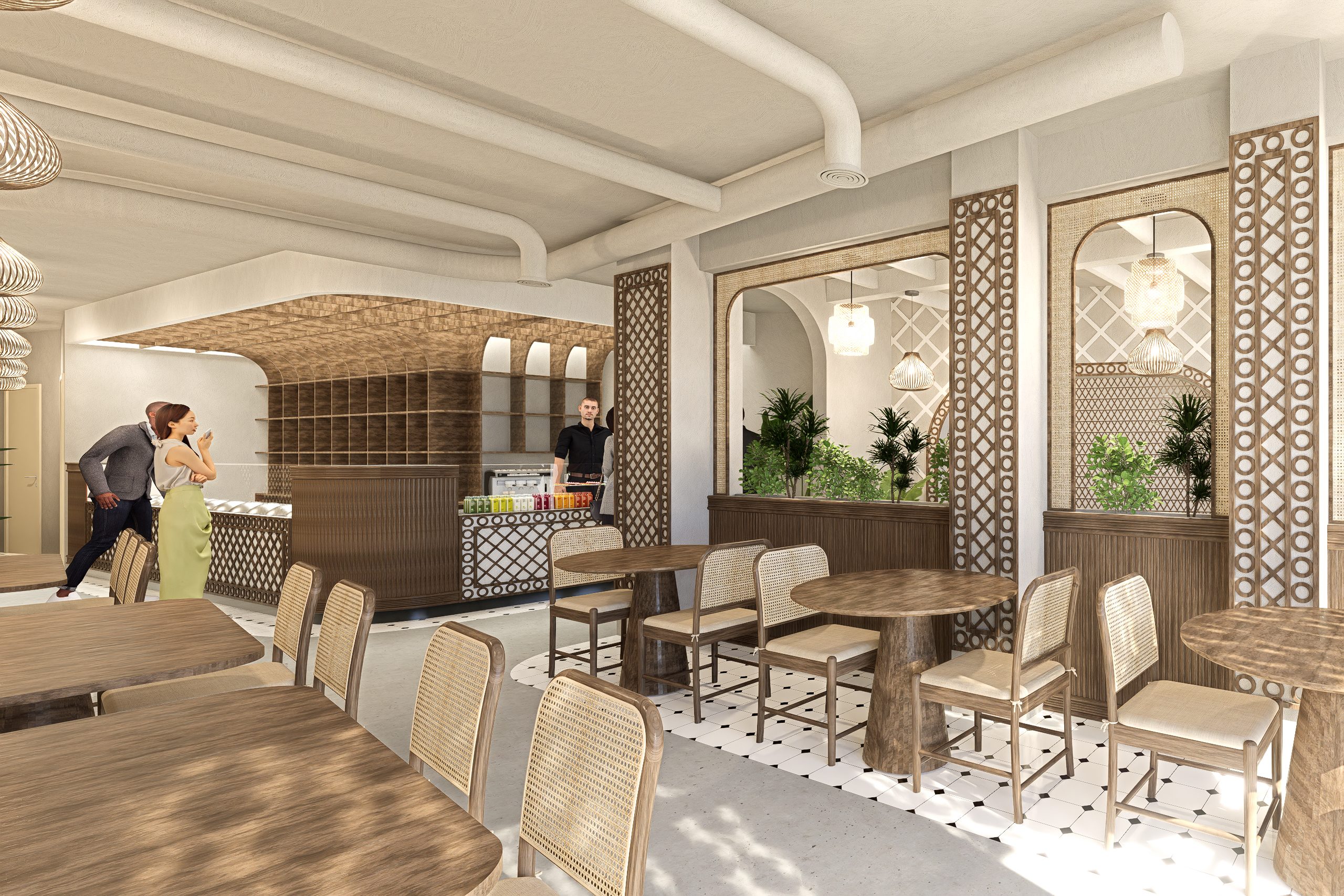 Bar Couscous, projet commercial par 1161 Studio à Alger — vue 7