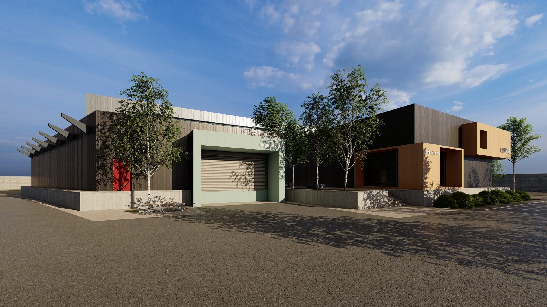 Usine Poisson, projet commercial par 1161 Studio à Alger — vue 7