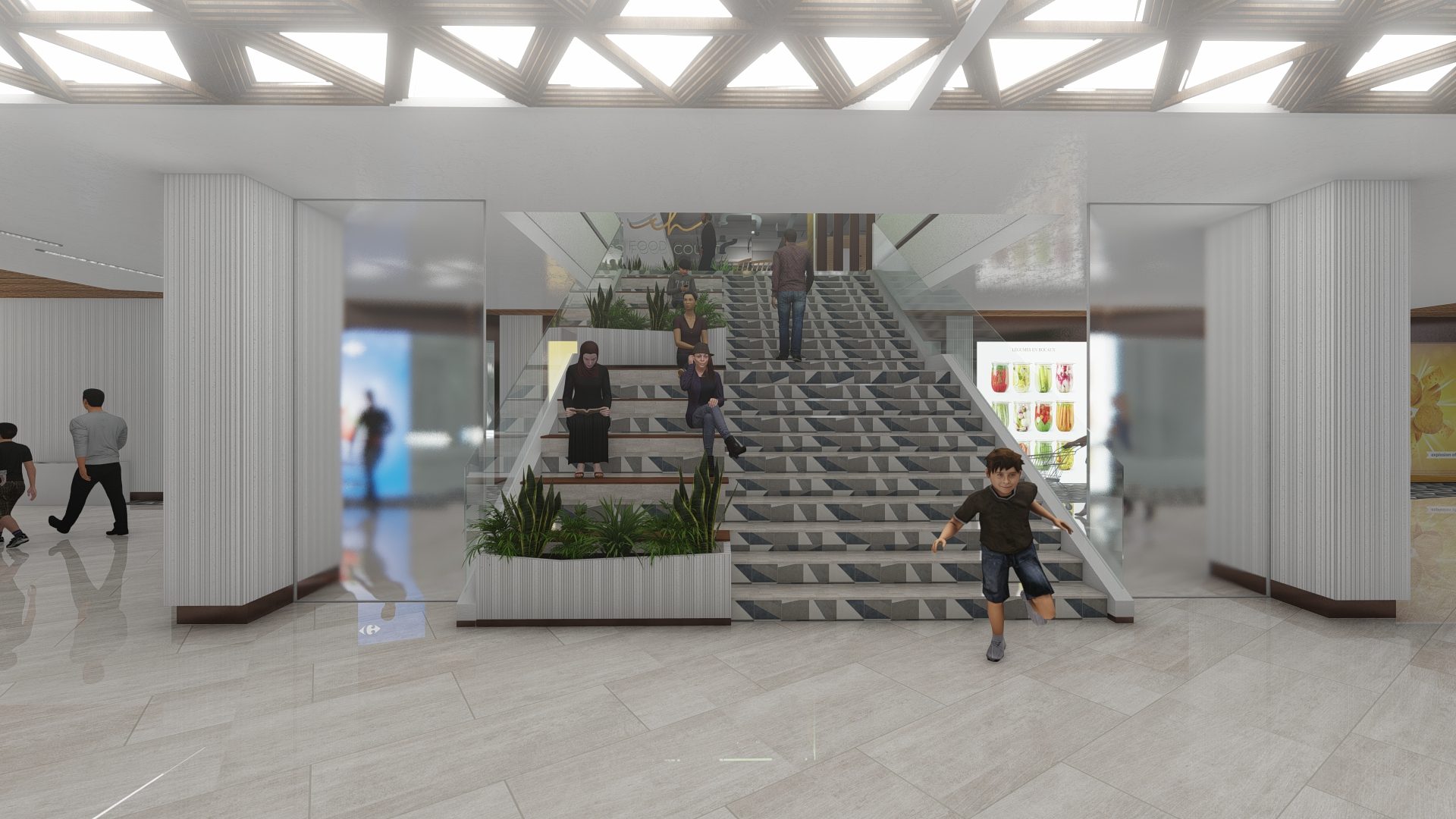 Chahla Center, projet commercial par 1161 Studio à Alger — vue 5