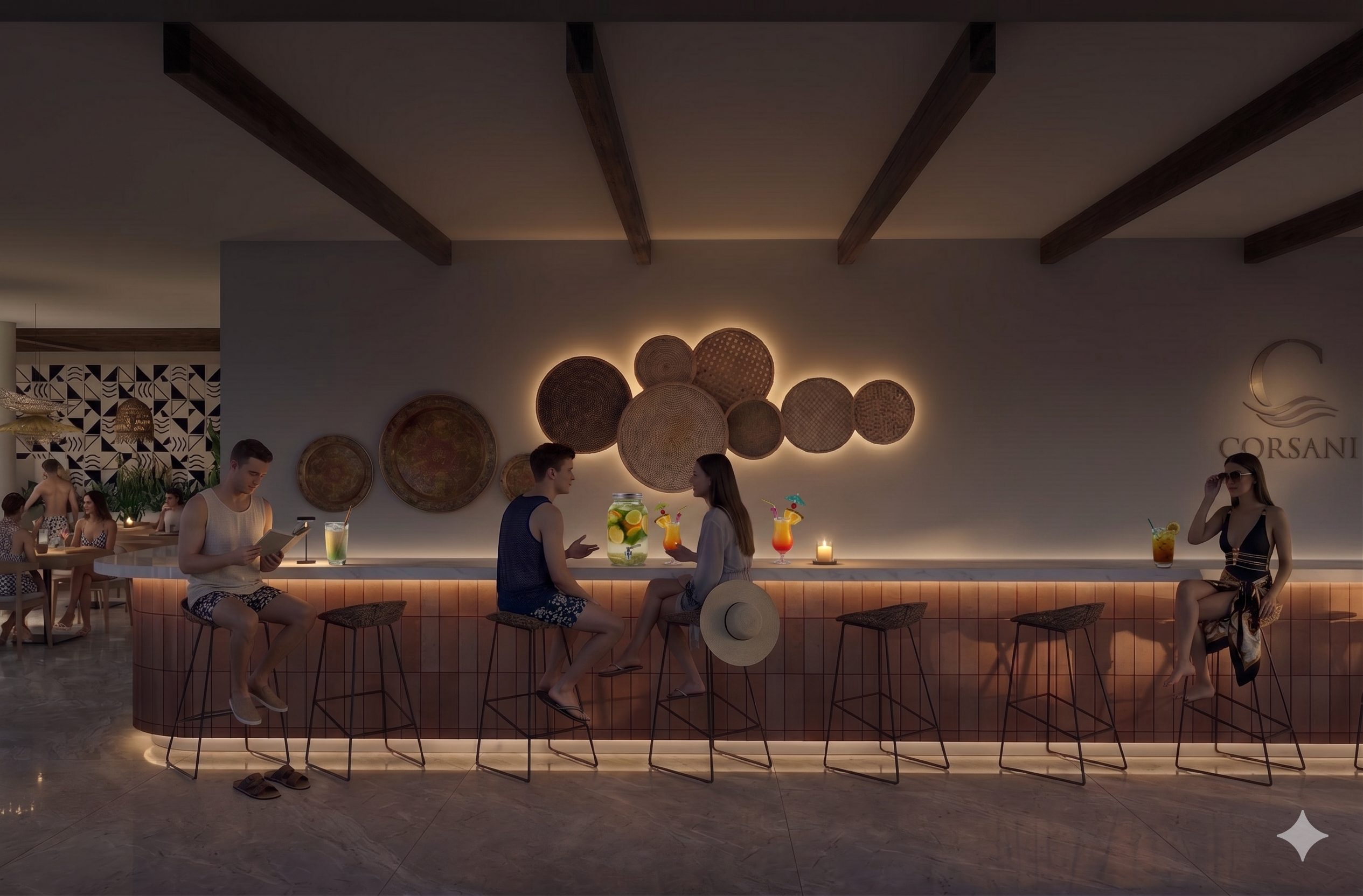 Plage Sheraton, projet commercial par 1161 Studio à Alger — vue 4