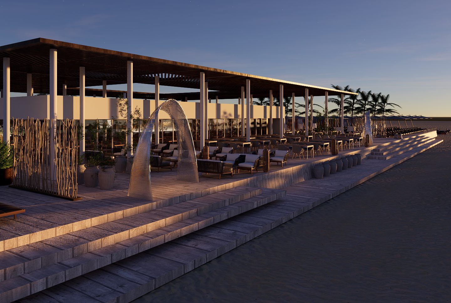 Plage Sheraton, projet commercial par 1161 Studio à Alger — vue 5
