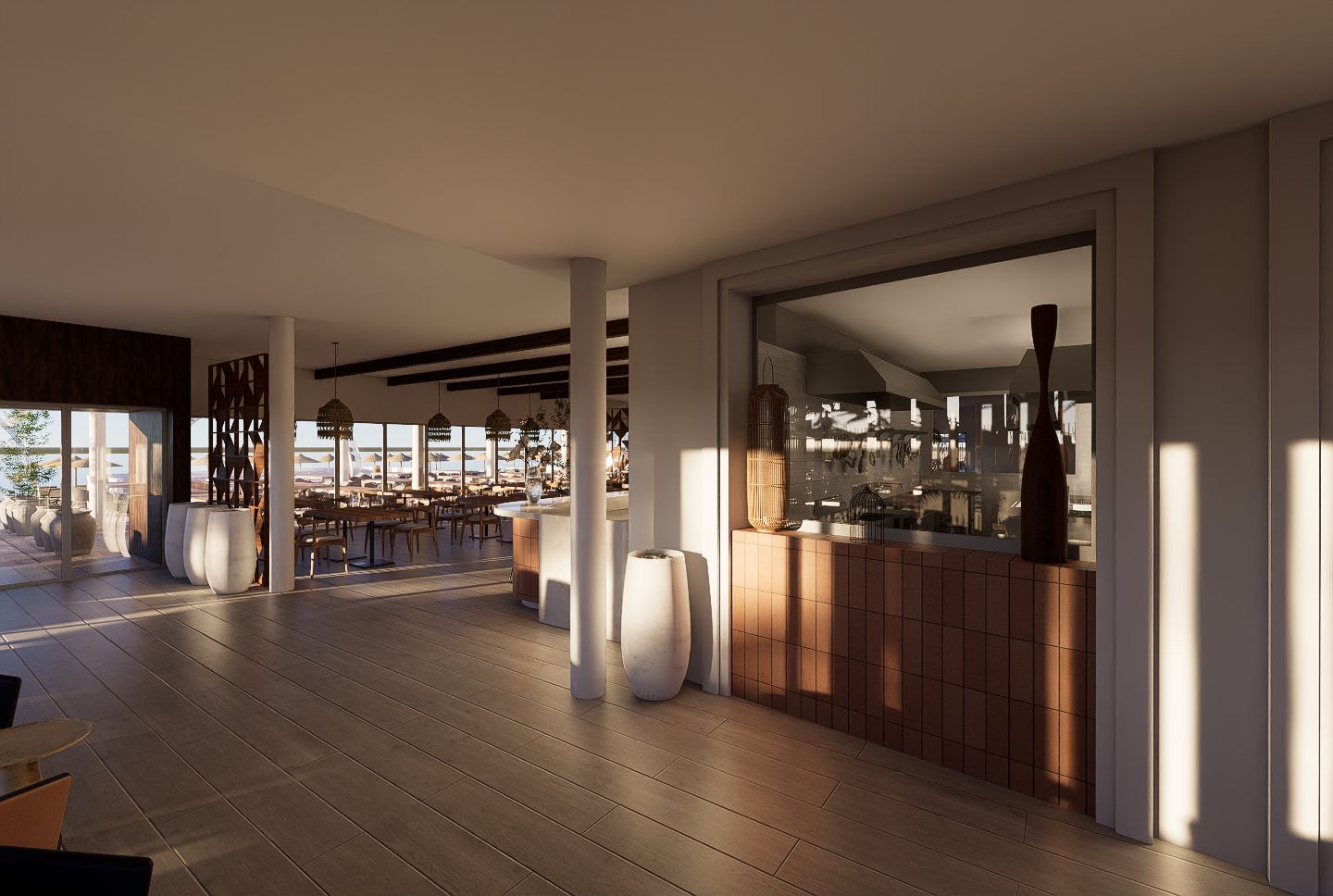 Plage Sheraton, projet commercial par 1161 Studio à Alger — vue 7