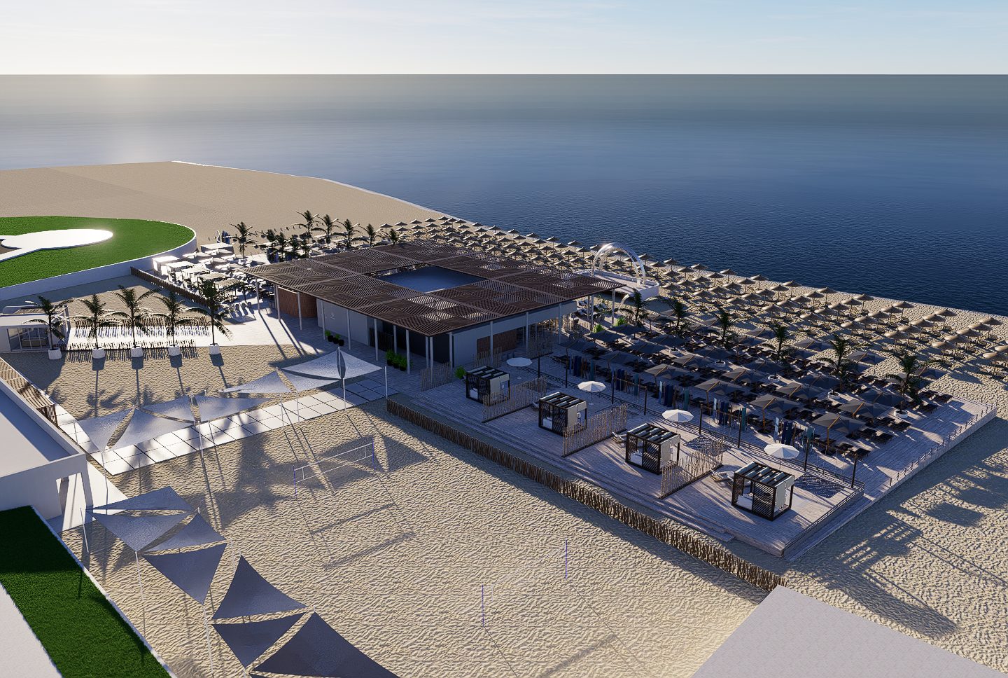 Plage Sheraton, projet commercial par 1161 Studio à Alger — vue 8