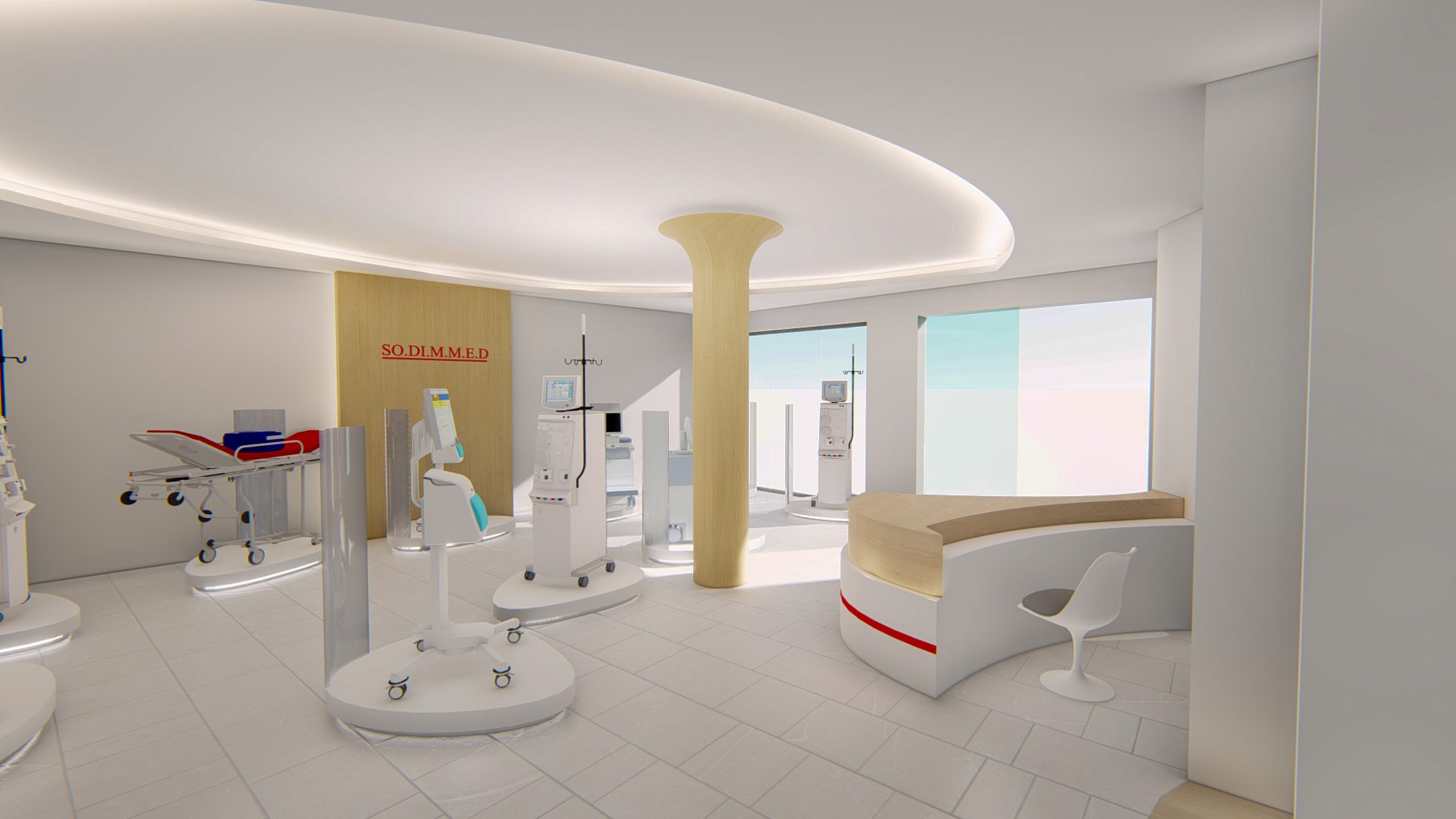 Showroom Sodimmed, projet commercial par 1161 Studio à Alger