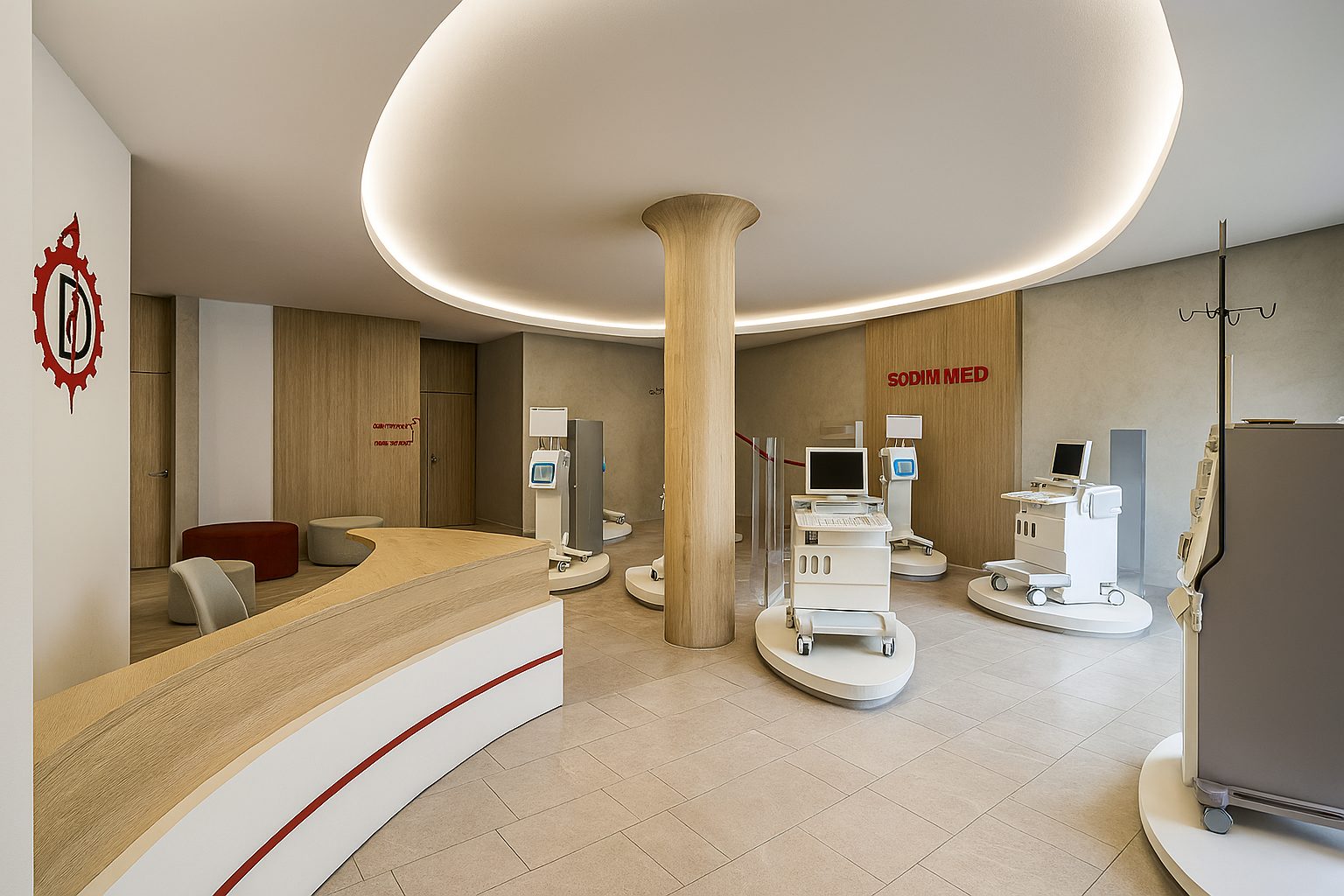 Showroom Sodimmed, projet commercial par 1161 Studio à Alger — vue 5