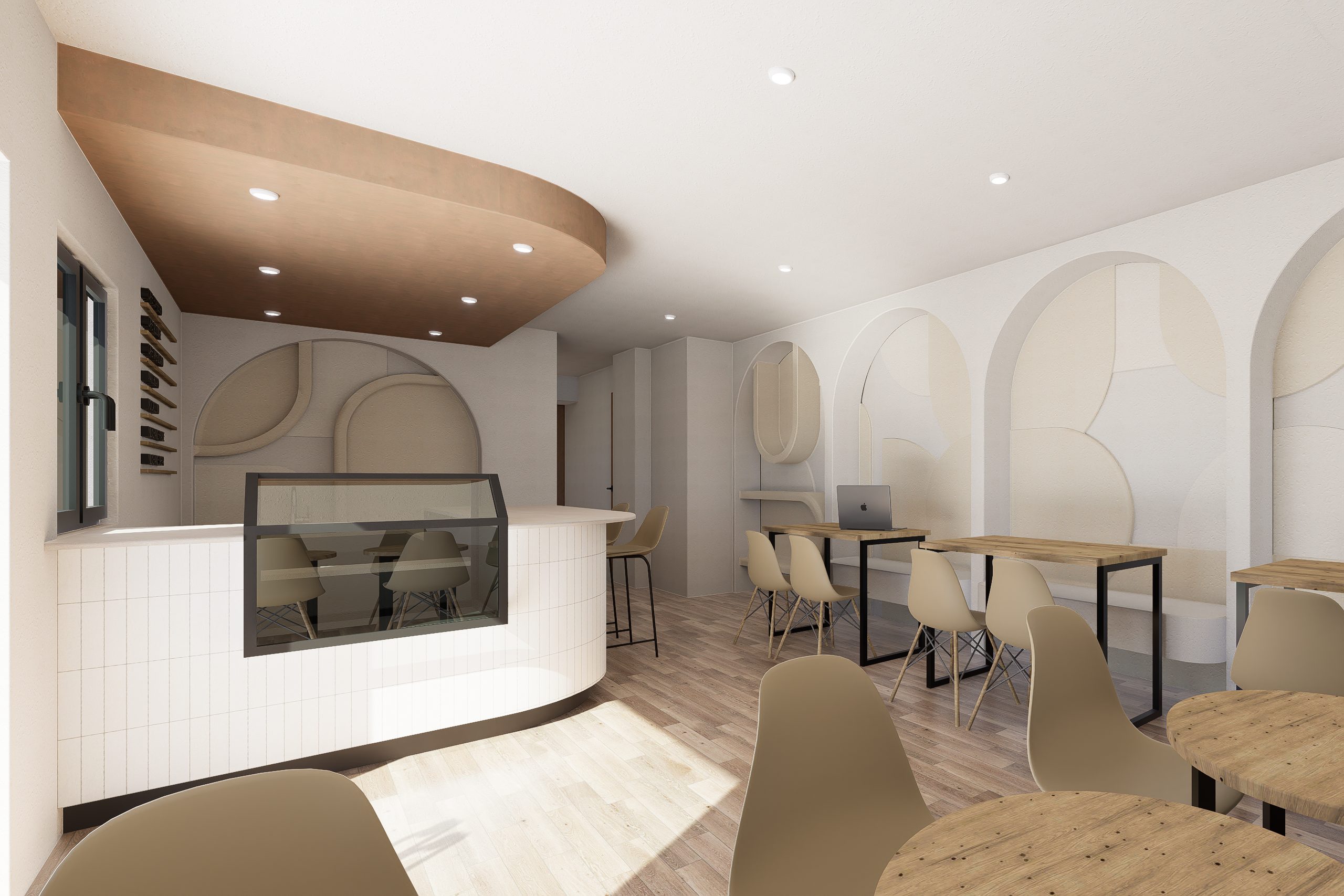 Cafe Thala, projet commercial par 1161 Studio à Alger
