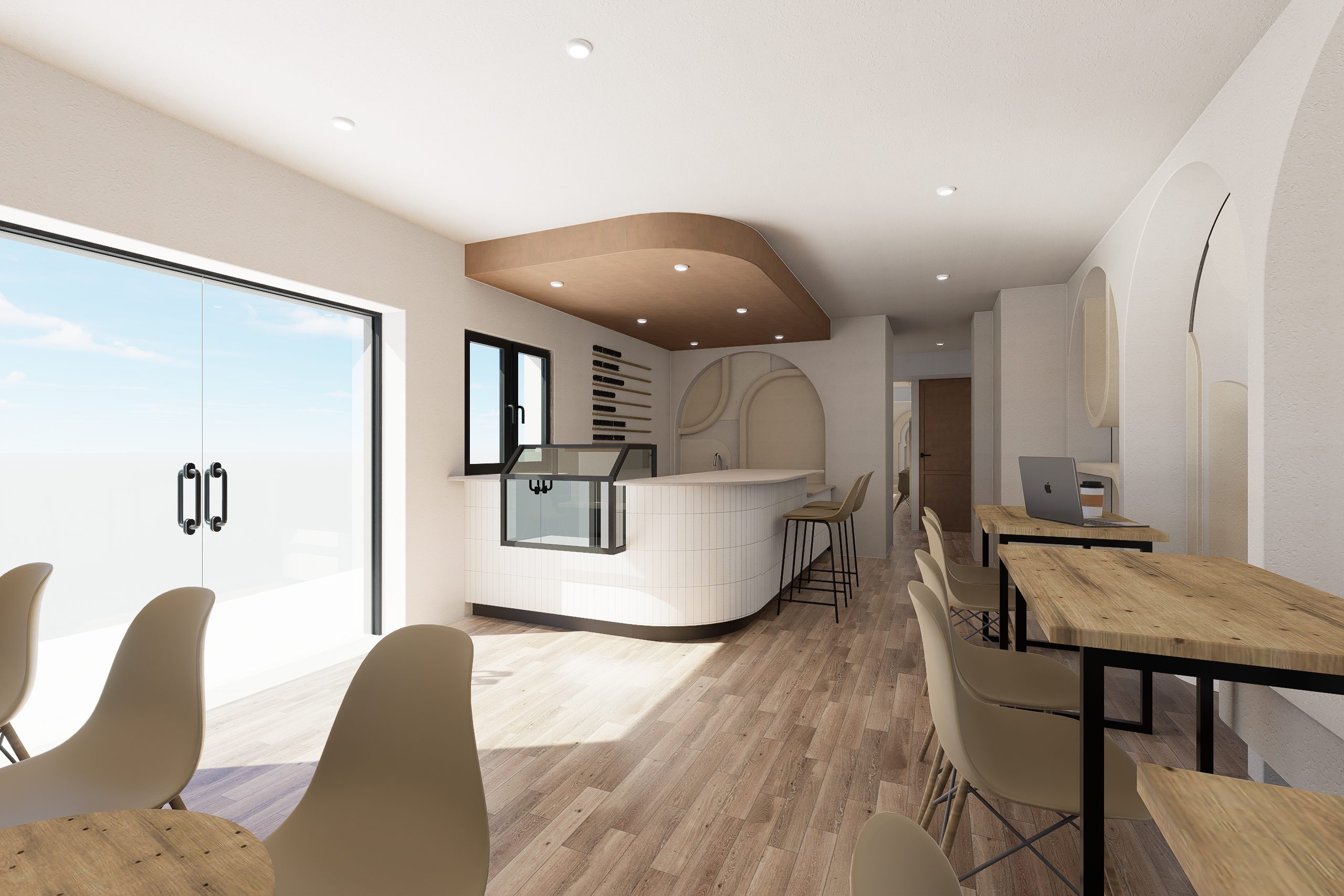 Cafe Thala, projet commercial par 1161 Studio à Alger — vue 3