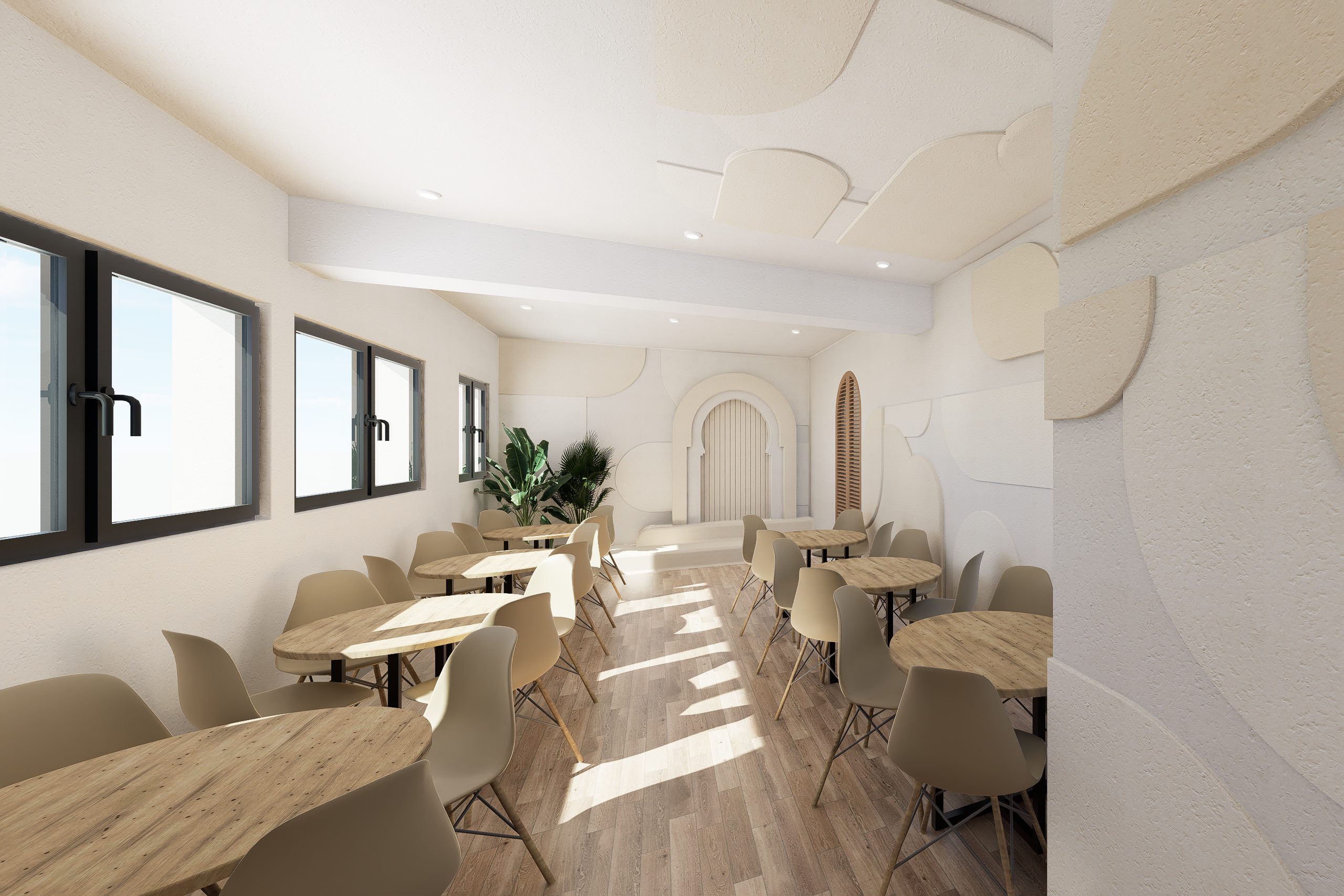 Cafe Thala, projet commercial par 1161 Studio à Alger — vue 5