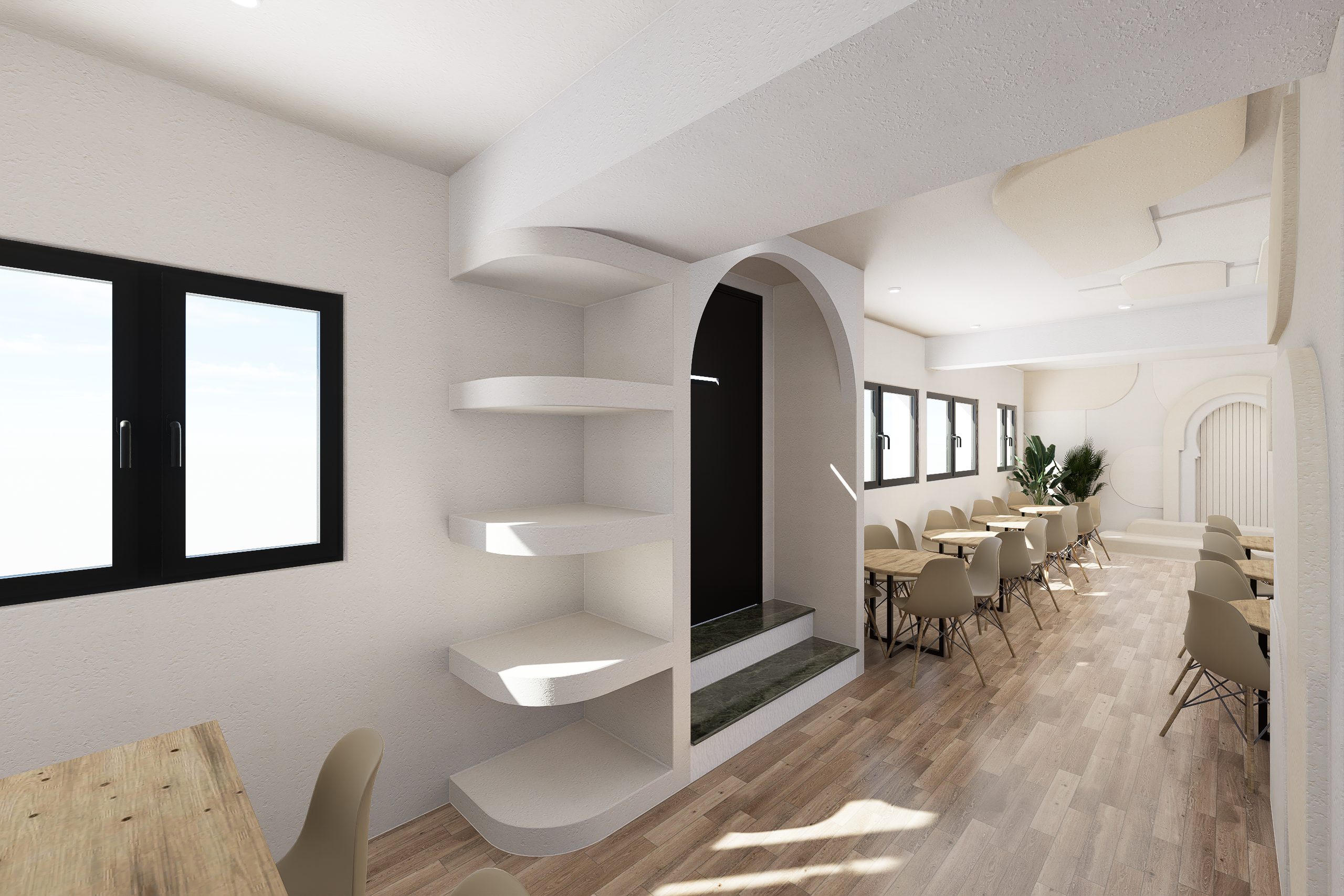 Cafe Thala, projet commercial par 1161 Studio à Alger — vue 6